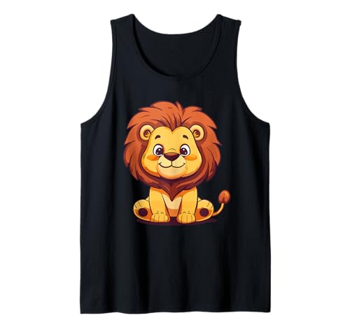 Süßer Löwe für Kinder Tank Top Süßer Löwe für Kinder Tank Top von Funny Lion and African Animals Design