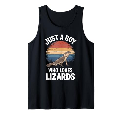 Herren Nur EIN Junge, der Echsen liebt Reptilienliebhaber Kinder Echsen Tank Top Herren Nur EIN Junge, der Echsen liebt Reptilienliebhaber Kinder Echsen Tank Top von Funny Lizard Lover Clothing