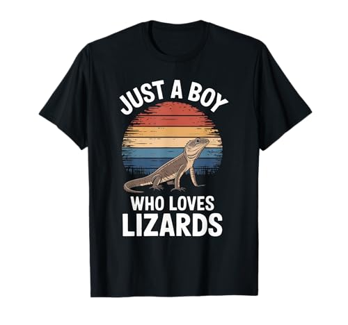 Nur EIN Junge, der Echsen liebt Reptilienliebhaber Kinder Echsen T-Shirt Nur EIN Junge, der Echsen liebt Reptilienliebhaber Kinder Echsen T-Shirt von Funny Lizard Lover Clothing