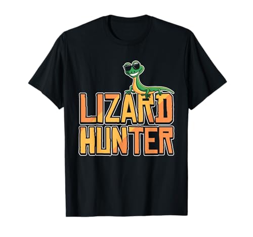 Lizard Hunter Lustiger Gecko Reptilienbesitzer Kinder Geschenk T-Shirt Lizard Hunter Lustiger Gecko Reptilienbesitzer Kinder Geschenk T-Shirt von Funny Lizard Tees For Lizard Fans