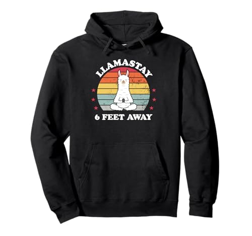 Llamastay 1,8 m entfernt Lustiges Lama Stay Social Distancing Pullover Hoodie Llamastay 1,8 m entfernt Lustiges Lama Stay Social Distancing Pullover Hoodie von Funny Llamastay 6 Feet Away Apparel