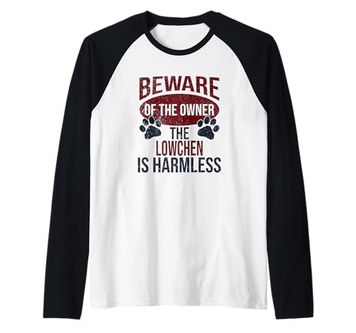Vorsicht — Hund, Papa, Hund, Mama, Löwchen, Hundebesitzer Raglan Vorsicht — Hund, Papa, Hund, Mama, Löwchen, Hundebesitzer Raglan von Funny Lowchen Gift for Men & Women