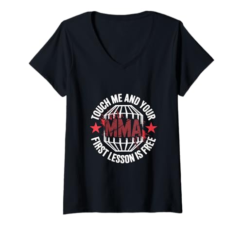 Damen Lustigste MMA-Zitate Lustige MMA-Memes MMA T-Shirt mit V-Ausschnitt Damen Lustigste MMA-Zitate Lustige MMA-Memes MMA T-Shirt mit V-Ausschnitt von Funny MMA Fighters Quotes MMA Shirt