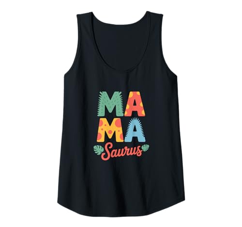Damen Mama Saurus Dad Dinosaurier Geburtstag Familie Passende Geburtstagsparty Tank Top Damen Mama Saurus Dad Dinosaurier Geburtstag Familie Passende Geburtstagsparty Tank Top von Funny Mama Saurus Tee