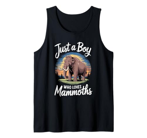 Herren Just A Boy Who Loves Mammoths Ice Animal Fan Kids Mammut Tank Top Herren Just A Boy Who Loves Mammoths Ice Animal Fan Kids Mammut Tank Top von Funny Mammoth Lover Clothing