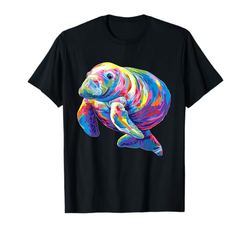 Cooles mehrfarbiges Seekuh-Kostüm für Jungen und Mädchen T-Shirt Cooles mehrfarbiges Seekuh-Kostüm für Jungen und Mädchen T-Shirt von Funny Manatee Outfit
