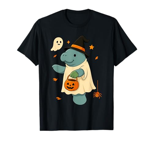Süßes Seekuh Geist Zombie Hexe Halloween Kostüm Kinder T-Shirt Süßes Seekuh Geist Zombie Hexe Halloween Kostüm Kinder T-Shirt von Funny Manatee Trick or Treat Tees