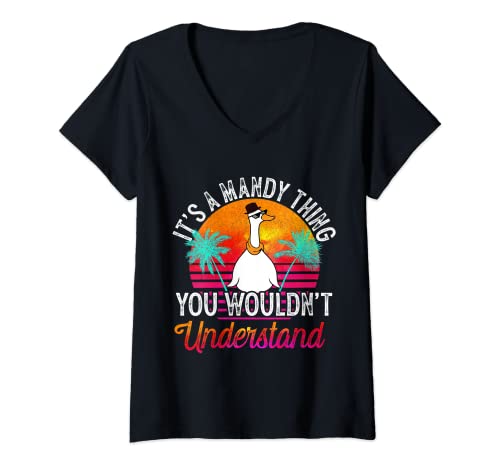 Damen Es ist eine Mandy-Sache, die du nicht verstehen würdest Lustiger Mandy-Name T-Shirt mit V-Ausschnitt Damen Es ist eine Mandy-Sache, die du nicht verstehen würdest Lustiger Mandy-Name T-Shirt mit V-Ausschnitt von Funny Mandy Name Shirts & Gifts