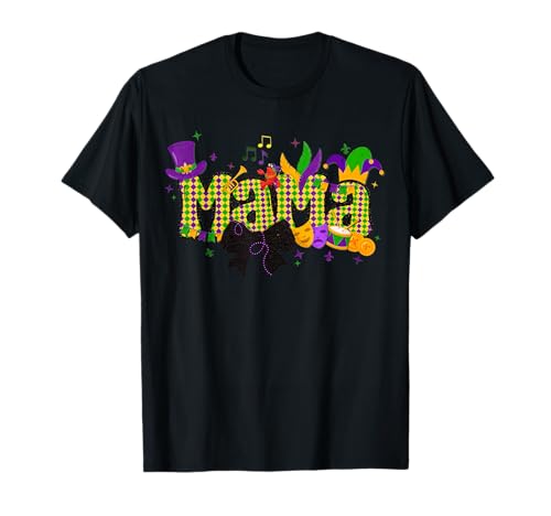 Fasching Mama Kokette Schleife Karneval Party Festival Mutter T-Shirt Fasching Mama Kokette Schleife Karneval Party Festival Mutter T-Shirt von Funny Mardi Gras Coquette Bow Carnival Party