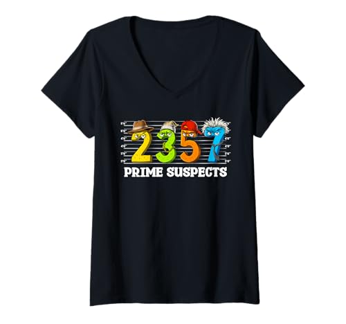 Damen Mathe Zahlen Mathematik Mathematiker Mathematikstudent T-Shirt mit V-Ausschnitt Damen Mathe Zahlen Mathematik Mathematiker Mathematikstudent T-Shirt mit V-Ausschnitt von Funny Math Mathematics Algebra