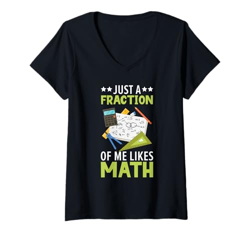 Damen Lustiger Mathematiklehrer Mathematiker Thema Mathematik Witz T-Shirt mit V-Ausschnitt Damen Lustiger Mathematiklehrer Mathematiker Thema Mathematik Witz T-Shirt mit V-Ausschnitt von Funny Math Teacher Mathematician Mathematics