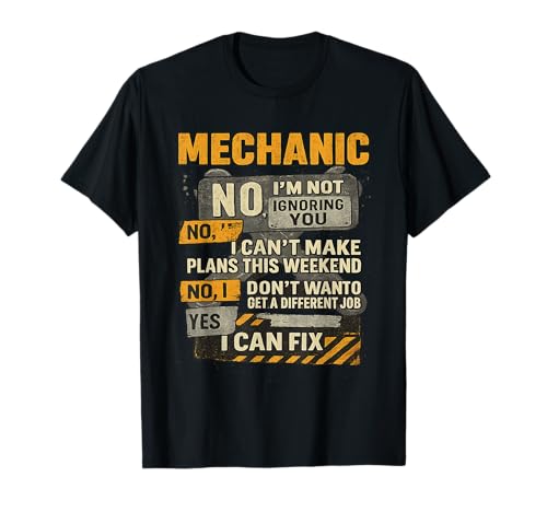 Herren No I'm Not Ignoring You Mechanic Wrench Humor Car Zitat T-Shirt Herren No I'm Not Ignoring You Mechanic Wrench Humor Car Zitat T-Shirt von Funny Mechanic Auto Repair Garage Job Wrench Men