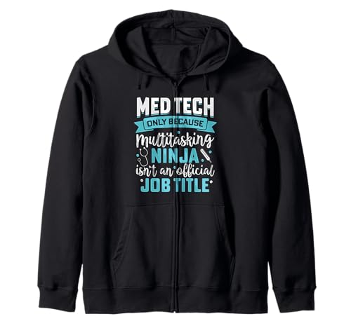 Weil Multitasking Ninja Funny Med Medical Tech Herren Damen Kapuzenjacke von Funny Med Medical Tech Appreciation Apparel Co.