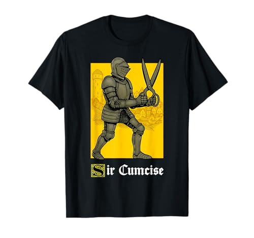 Sir Cumcise Lustiges Ritter Wortspiel Meme Mittelalter Kunst Jungen Herren T-Shirt Sir Cumcise Lustiges Ritter Wortspiel Meme Mittelalter Kunst Jungen Herren T-Shirt von Funny Medieval Renaissance Pun Meme