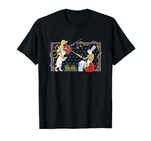 Funny Mediveal Killer Rabbit Knight Python T-Shirt, Herren & Damen, Unisex-Erwachsene, Schwarz, Small, Kurzarm, Klassisch, Cartoon, Weihnachten, T-Shirt Funny Mediveal Killer Rabbit Knight Python T-Shirt, Herren & Damen, Unisex-Erwachsene, Schwarz, Small, Kurzarm, Klassisch, Cartoon, Weihnachten, T-Shirt von Funny Mediveal Killer Rabbit Knight Python