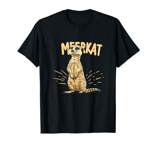 Süßes Erdmännchen Wildlife Kostüm für Jungen und Mädchen T-Shirt von Funny Meerkat