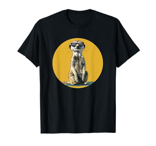 Tolles Erdmännchen-Sonnenbrillen-Kostüm für Jungen und Mädchen T-Shirt Tolles Erdmännchen-Sonnenbrillen-Kostüm für Jungen und Mädchen T-Shirt von Funny Meerkat