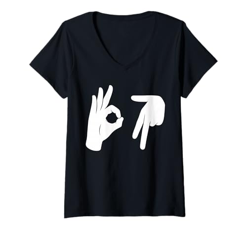 Damen Fun Six Seven 6 7 Meme Design 6 7 T-Shirt mit V-Ausschnitt von Funny Meme Saying 6 7 for Men Women Kids