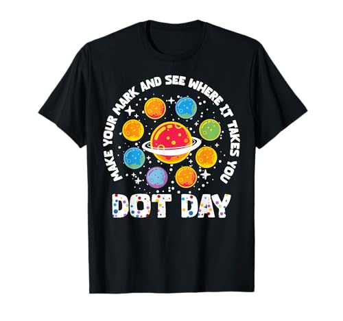 Make Your Mark Happy Dot Day 2025 Dot Planet Jungen Mädchen Kinder T-Shirt von Funny Men Women Outfits 2025