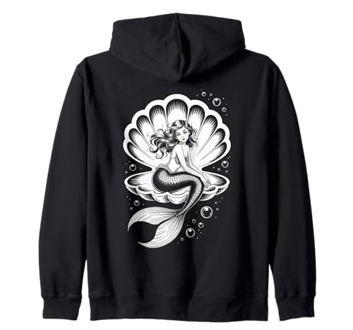 Meerjungfrau Muschel Entspannende Ozean Meerjungfrau Erwachsene Damen Mädchen Kapuzenjacke Meerjungfrau Muschel Entspannende Ozean Meerjungfrau Erwachsene Damen Mädchen Kapuzenjacke von Funny Mermaid Clothes Women Adult and Teens Girls