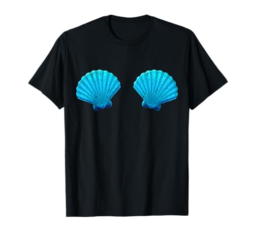 Funny Mermaid Shell Shop - Damen & Mädels Meerjungfrau Muschel T-Shirt Schwarz S EU 40.5 Rundhals Kurzarm Party Festival Halloween Funny Mermaid Shell Shop - Damen & Mädels Meerjungfrau Muschel T-Shirt Schwarz S EU 40.5 Rundhals Kurzarm Party Festival Halloween von Funny Mermaid Shell Shop