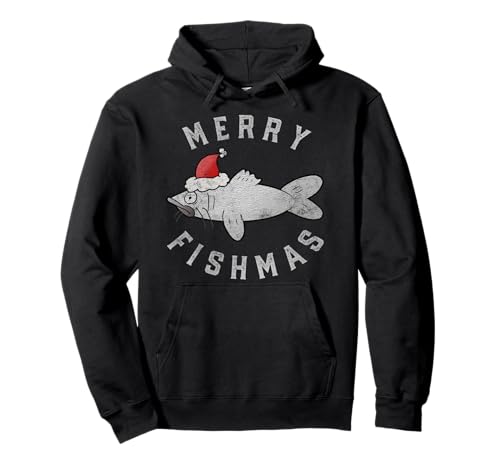 Lustige Frohe Fishmas Weihnachten Wels Weihnachtsmütze Herren Jungen Pullover Hoodie Lustige Frohe Fishmas Weihnachten Wels Weihnachtsmütze Herren Jungen Pullover Hoodie von Funny Merry Fishmas Christmas Catfish Santa Hat