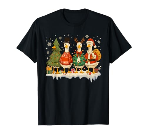 Lustige Frohe Goosemas Cute Xmas Goose Lovers Men Women Kids T-Shirt von Funny Merry Goosemas Christmas Xmas Ades.tee