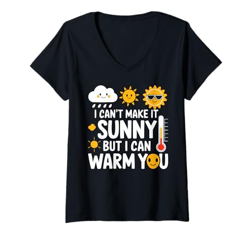 Damen Lustiger Meteorologe Wettervorhersage Tornado-Meteorologie T-Shirt mit V-Ausschnitt Damen Lustiger Meteorologe Wettervorhersage Tornado-Meteorologie T-Shirt mit V-Ausschnitt von Funny Meteorologist Weather Forecast