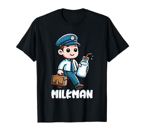 Milkmans Graphic, Milk Mans Kostüm, I Love The Milk Men T-Shirt von Funny Milk Man Costume