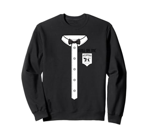 Milkman Milk Men Maker Lustiges Kostüm Sweatshirt von Funny Milkman Halloween Milk Deliveryman Costume