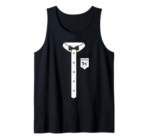 Milkman Milk Men Maker Lustiges Kostüm Tank Top Milkman Milk Men Maker Lustiges Kostüm Tank Top von Funny Milkman Halloween Milk Deliveryman Costume