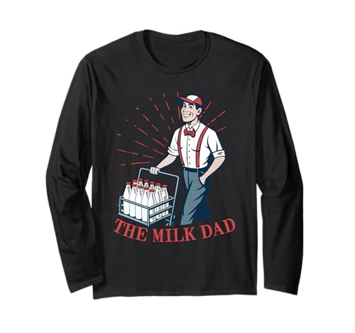 Lustiger Milk Man Humor-Witz I The Milk Dad Langarmshirt Lustiger Milk Man Humor-Witz I The Milk Dad Langarmshirt von Funny Milkman Worker Profession Dad Father