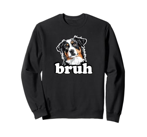 Bruh Bro Kids Blue Merle Australian Shepherd Lover Sweatshirt Bruh Bro Kids Blue Merle Australian Shepherd Lover Sweatshirt von Funny Mini Aussie Owner Gifts Tee Shirts & Hoodies