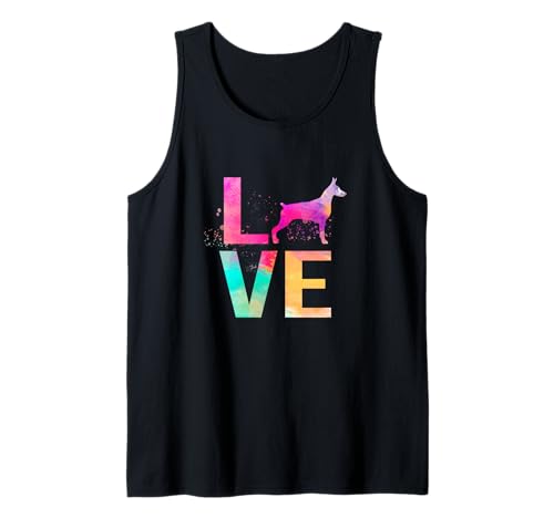 Bunter Miniatur-Pinscher Hund Mama Geschenke Miniatur Pinscher Tank Top von Funny Miniature Pinscher Gifts Dog Lover Shirts