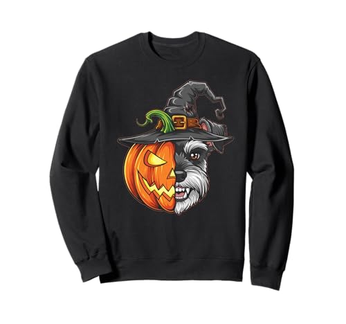 Miniatur Schnauzer Hund Kürbis Halloween Kinder Herren Damen Sweatshirt Miniatur Schnauzer Hund Kürbis Halloween Kinder Herren Damen Sweatshirt von Funny Miniature Schnauzer Lovers Halloween Pumpkin