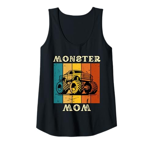 Damen Monster Truck Mom For Women Funny Mother's Day Vintage Tank Top Damen Monster Truck Mom For Women Funny Mother's Day Vintage Tank Top von Funny Mom Monster Truck Vintage Father