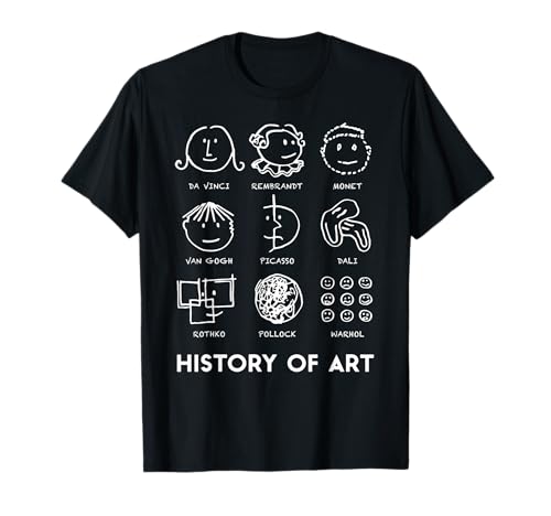 Kunstgeschichte für Lehrer, Studenten, Männer, Frauen T-Shirt Kunstgeschichte für Lehrer, Studenten, Männer, Frauen T-Shirt von Funny Moma History Of Art Shirt