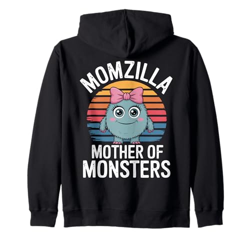 Momzilla „Mutter der Monster“ im Retro-Look, lustiges Mama-Design Kapuzenjacke Momzilla „Mutter der Monster“ im Retro-Look, lustiges Mama-Design Kapuzenjacke von Funny Momzilla Retro Monster Mother Parenting