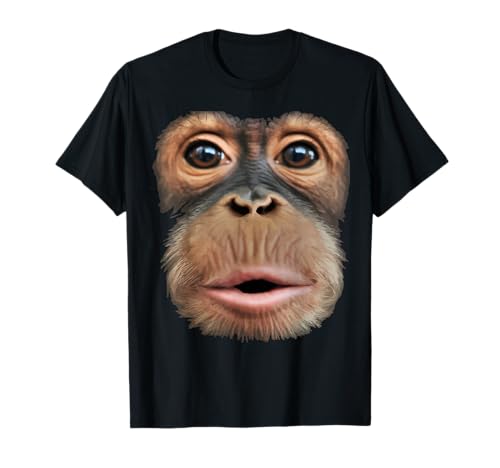 Affengesicht Atem Lustiges Halloween-Kostüm für Männer und Frauen T-Shirt Affengesicht Atem Lustiges Halloween-Kostüm für Männer und Frauen T-Shirt von Funny Monkey Blowing Stomach Face tee