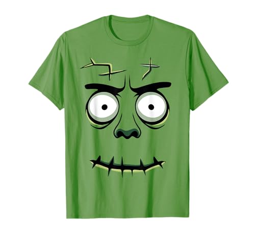 Frankenstein Halloween Kostüm Kinder Erwachsene Frankenstein T-Shirt Frankenstein Halloween Kostüm Kinder Erwachsene Frankenstein T-Shirt von Funny Monster Face Halloween Costume Adult Kids