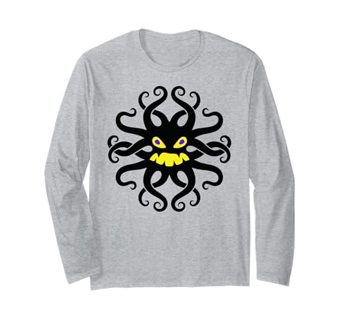 Lustiges Monster Gesicht Herbst Halloween Kostüm Herren Damen Junge Mädchen Langarmshirt Lustiges Monster Gesicht Herbst Halloween Kostüm Herren Damen Junge Mädchen Langarmshirt von Funny Monster Fall Halloween Costume Mom Dad Kid
