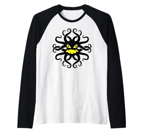Lustiges Monster Gesicht Herbst Halloween Kostüm Herren Damen Junge Mädchen Raglan Lustiges Monster Gesicht Herbst Halloween Kostüm Herren Damen Junge Mädchen Raglan von Funny Monster Fall Halloween Costume Mom Dad Kid