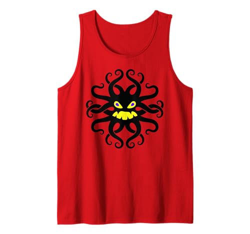Lustiges Monster Gesicht Herbst Halloween Kostüm Herren Damen Junge Mädchen Tank Top von Funny Monster Fall Halloween Costume Mom Dad Kid