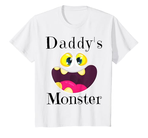 Daddy's Monster Halloween Kostüm Lustiges Kleinkind Mädchen Junge Kind T-Shirt Daddy's Monster Halloween Kostüm Lustiges Kleinkind Mädchen Junge Kind T-Shirt von Funny Monsters Kids Halloween Costumes Boys Girls