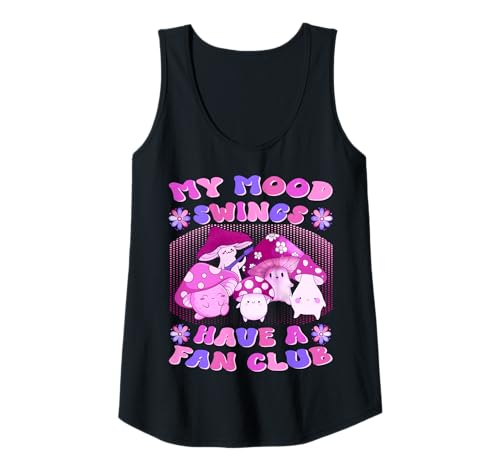 Damen Girls with Mood Swings Are Mush Better - Cute Mushroom Art Tank Top Damen Girls with Mood Swings Are Mush Better - Cute Mushroom Art Tank Top von Funny Mood Gifts For Girls Women Cute Mushrooms