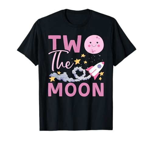 Coole Mondkunst für Männer Frauen Kinder Two The Moon Space Science T-Shirt von Funny Moon Gift Astronomy Lovers