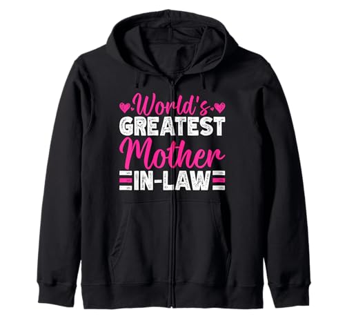 Die weltbeste Schwiegermutter Muttertag Mama Elternteil Kapuzenjacke von Funny Mother-In-Law Parent Gifts Mother's Day