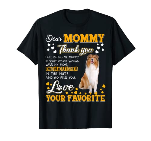 Harter Collie Liebe Mama Danke, dass du meine Mama bist T-Shirt Harter Collie Liebe Mama Danke, dass du meine Mama bist T-Shirt von Funny Mother's Day Gift For Rough Collie Lovers