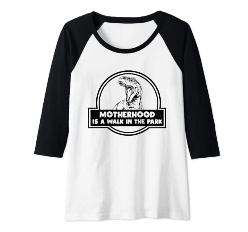Damen Motherhood is a Walk in the Park Lustiges Muttertagsgeschenk Raglan Damen Motherhood is a Walk in the Park Lustiges Muttertagsgeschenk Raglan von Funny Motherhood Shirt