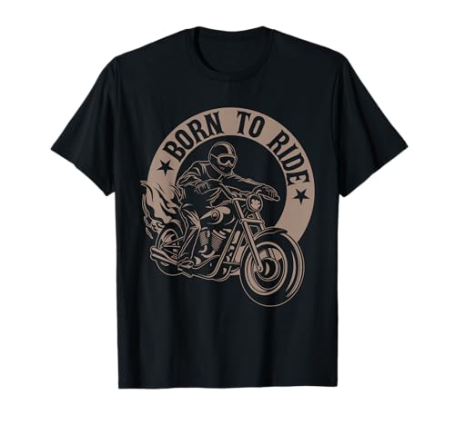 Biker Lifestyle Retro Biker Motorrad Chopper Low Rider Herren T-Shirt von Funny Motorbike Biker Motorcycle MX Gift Apparel